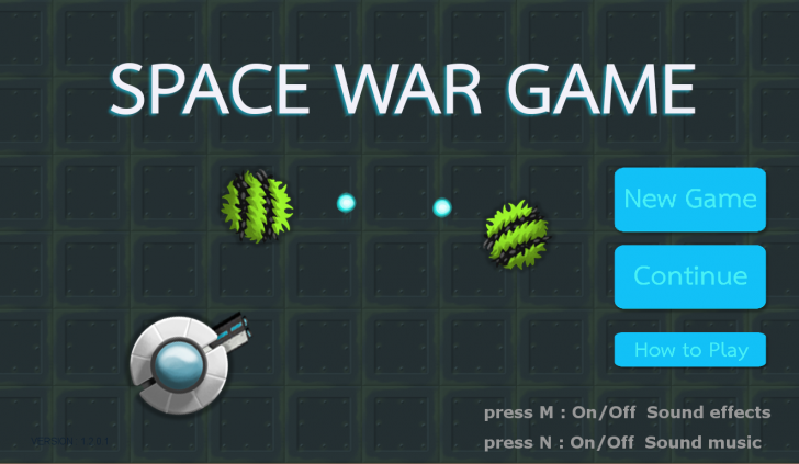 Wa The First Game (เกมส์ SPACE WAR GAME ยานรบต่อสู้บนอวกาศ) : 