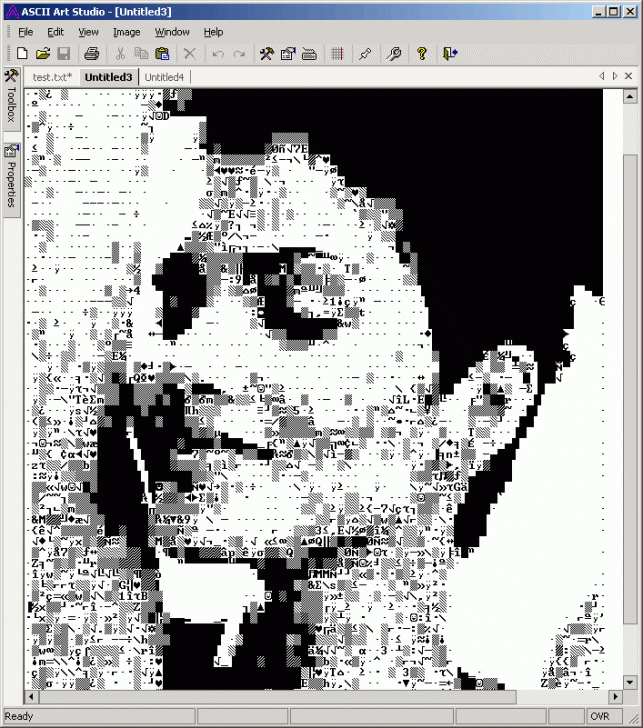 ASCII Art Studio (โปรแกรมวาดรูป แปลงรูปภาพ สไตล์ ASCII ฟรี) : 
