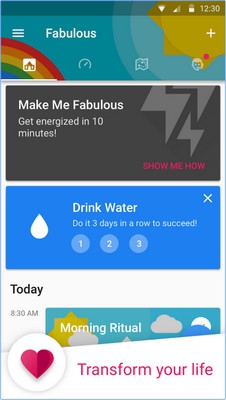 Fabulous Motivate Me (App สร้างแรงใจเพื่อสุขภาพที่ดี) : 