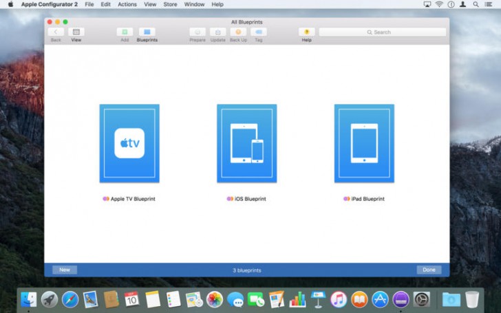 Apple Configurator 2 (โปรแกรมเครื่องมือตั้งค่า ปรับแต่ง อุปกรณ์ iOS ของ Apple บน Mac OS) : 