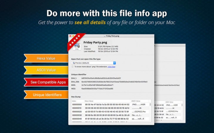 File Helper (โปรแกรม File Helper ดูรายละเอียด ไฟล์ และ โฟลเดอร์ บน Mac ฟรี) : 
