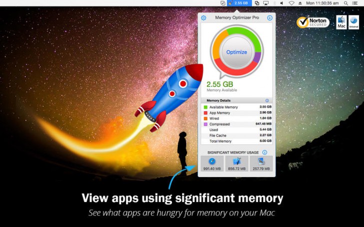 Memory Optimizer Pro (โปรแกรม Memory Optimizer Pro เพิ่มประสิทธิภาพเครื่อง Mac ฟรี) : 
