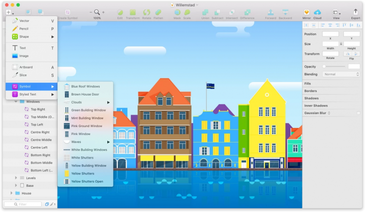 Sketch (โปรแกรม Sketch ออกแบบ Digital Design วาด UX UI บนเครื่อง Mac) : 