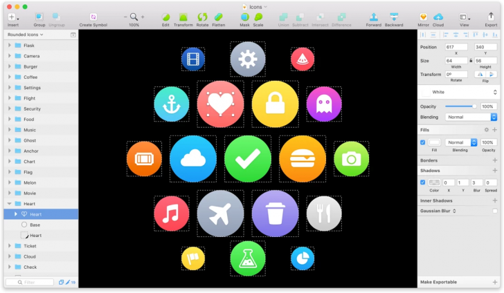 Sketch (โปรแกรม Sketch ออกแบบ Digital Design วาด UX UI บนเครื่อง Mac) : 