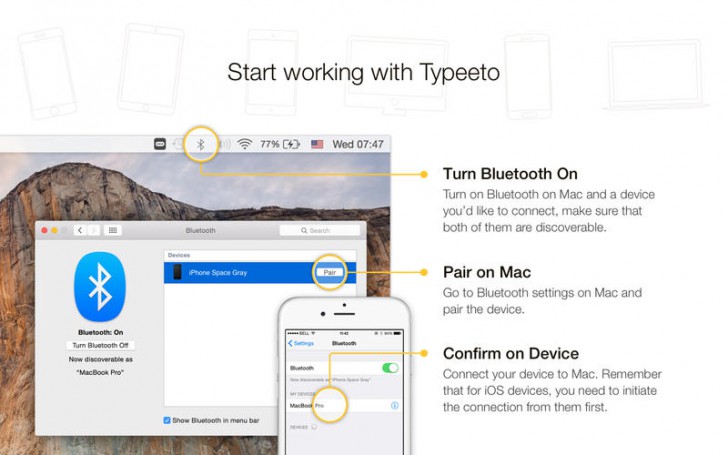 Typeeto (โปรแกรม Typeeto เปลี่ยน Macbook แทนคีย์บอร์ด Bluetooth) : 