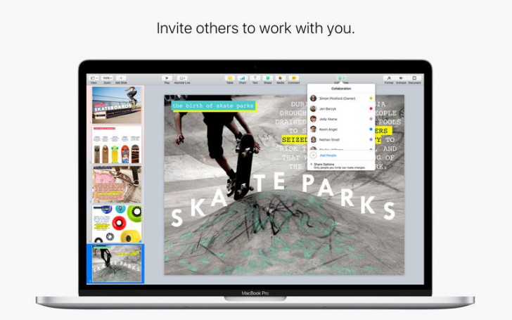 Keynote (โปรแกรม Keynote สร้างงานนำเสนอ สไลด์โชว์ บน Mac จาก Apple ฟรี) : 