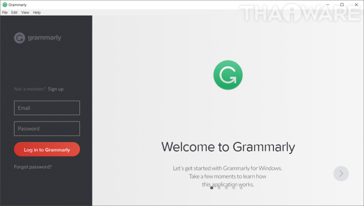 Grammarly (โปรแกรม Grammarly เช็คภาษาอังกฤษ เช็คไวยากรณ์ เช็คการสะกดคำ ฟรี) : 
