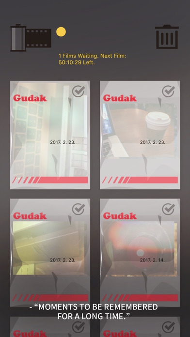 Gudak Cam (App ถ่ายภาพกล้องฟิล์มสุดคลาสสิค) : 