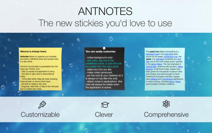 Simple Antnotes (โปรแกรม Simple Antnotes จดโน้ต แปะหน้าจอ บน Mac ฟรี) : 