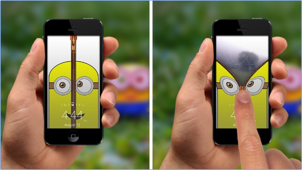 Yellow Zipper Lock Screen HD (App รูดซิปปลดล็อคหน้าจอ) : 