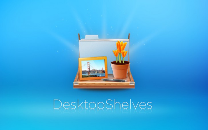 DesktopShelves (โปรแกรม DesktopShelves จัดไฟล์บนชั้นวาง จัดระเบียบโฟลเดอร์ บน Mac) : 