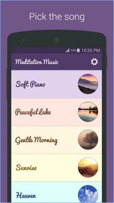 Meditation Music Relax Yoga (App บทเพลงสำหรับทำสมาธิ เล่นโยคะ) : 