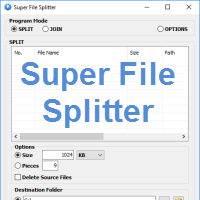 Super File Splitter (โปรแกรม Super File Splitter หั่นไฟล์ รวมไฟล์ หลายขนาด ฟรี)