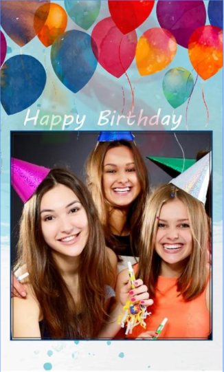 Happy Birthday Photo Frame (App แต่งรูปอวยพรวันเกิด) : 