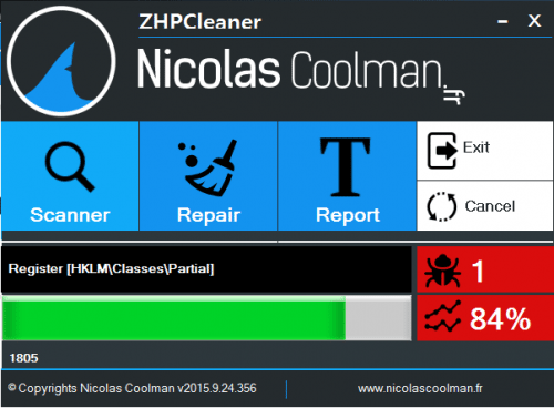 ZHPCleaner (โปรแกรม ZHPCleaner ป้องกันแอดแวร์โฆษณา สปายแวร์) : 