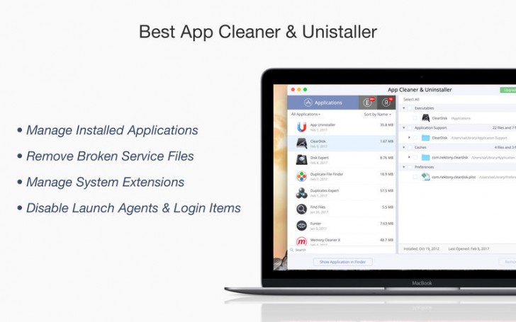 App Cleaner (โปรแกรม App Cleaner ล้างเครื่อง ถอนการติดตั้งแอป บน Mac ฟรี) : 