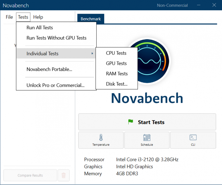 Novabench (โปรแกรม Novabench ทดสอบประสิทธิภาพของเครื่องพีซี เช็คสเปค ฟรี) : 