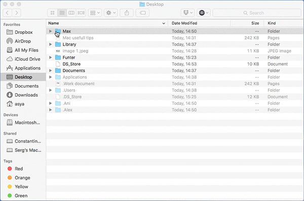 Funter (โปรแกรม Funter ซ่อนไฟล์ ดูไฟล์ Hidden บนเครื่อง Mac ฟรี) : 