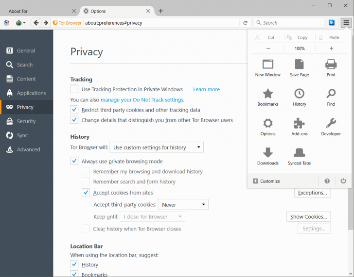 Tor Browser (เว็บเบราว์เซอร์ Tor Browser ท่องเน็ตปลอดภัย แบบ VPN ใช้ฟรี) : 