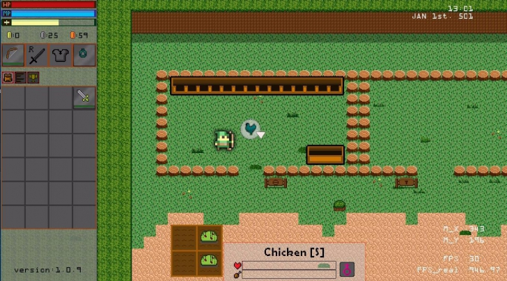 Pixelian (เกมส์ Pixelian ทำฟาร์ม ปลูกผัก ล่าสัตว์ ผจญภัย) : 