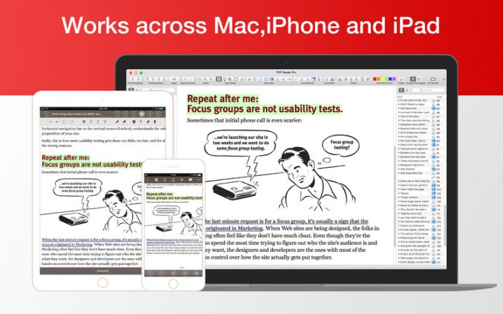 PDF Reader Pro Free (โปรแกรม PDF Reader Pro รวมเครื่องมือ PDF บน Mac ฟรี) : 