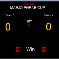 Futsal Scoreboard (โปรแกรม Scoreboard สกอร์บอร์ด ป้ายบอกคะแนน บน PC) 2.0