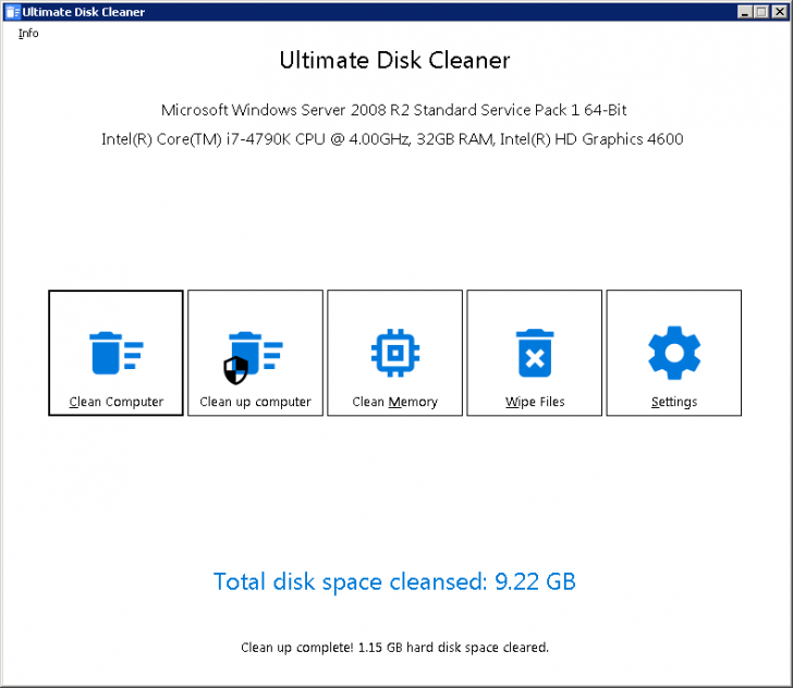 Ultimate Disk Cleaner (โปรแกรม Ultimate Disk Cleaner ทำความสะอาด HDD ฟรี) : 