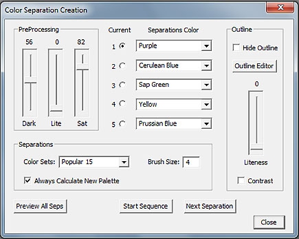 HueScope Separator (โปรแกรม HueScope Separator เปลี่ยนรูปถ่ายให้กลายภาพวาดอาร์ตๆ) : 