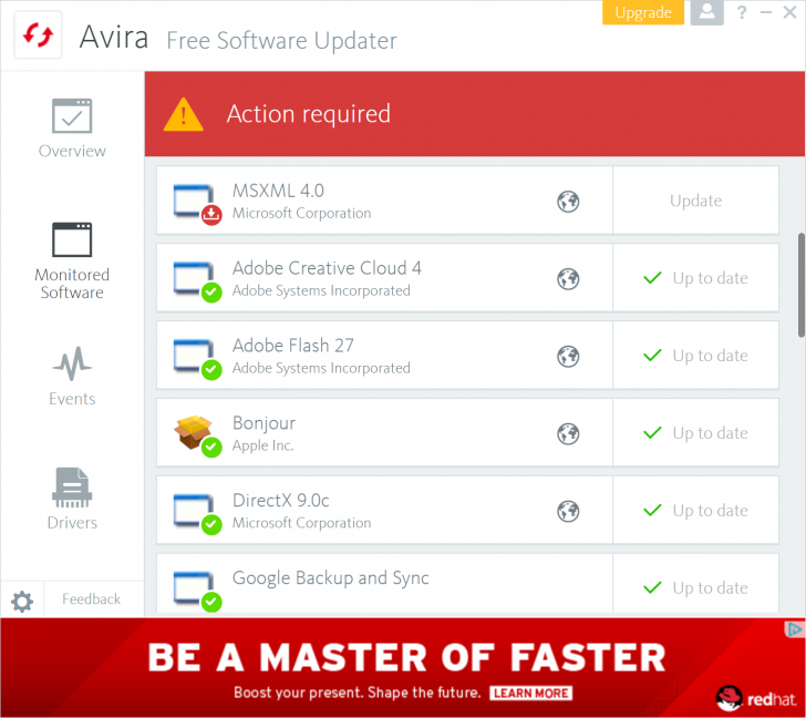Avira Free Software Updater (โปรแกรม Avira Free Software Updater อัพเดทโปรแกรมในเครื่องฟรี) : 