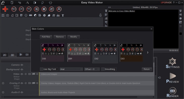 Easy Video Maker (โปรแกรม Easy Video Maker ตัดต่อวิดีโอ ฟรี) : 