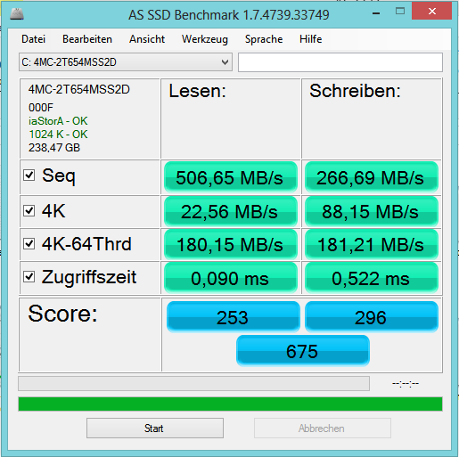 AS SSD Benchmark (โปรแกรม AS SSD Benchmark ทดสอบความเร็ว SSD) : 