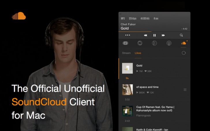 VOX (โปรแกรม VOX ฟังเพลง พร้อมฟังเพลงผ่าน Sound Cloud บน Mac ฟรี) : 