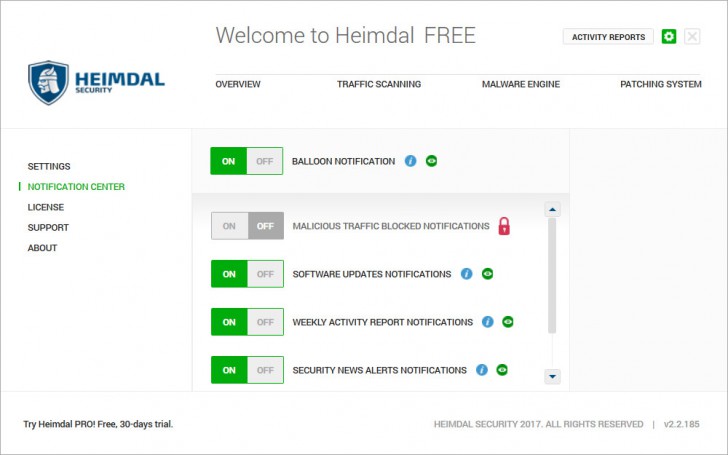 Heimdal Free (โปรแกรม Heimdal Free อัพเดตโปรแกรมบนพีซี ฟรี) : 