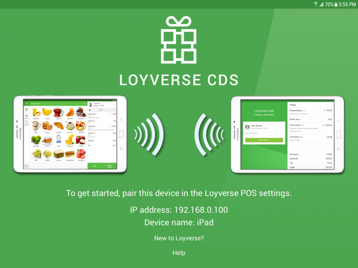Loyverse CDS Customer Display (App หน้าจอย่อยสำหรับลูกค้า ใช้งานร่วมกับ Loyverse POS) : 