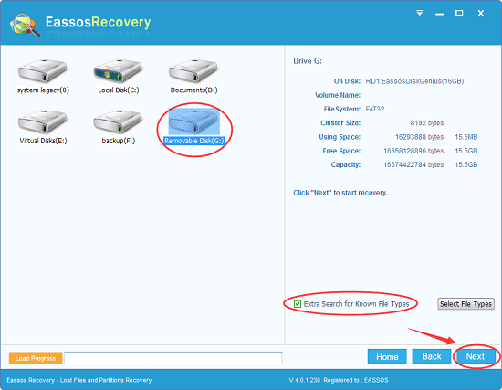 Eassos Recovery Free (โปรแกรม Eassos Recovery Free กู้ข้อมูลแสนง่าย ทำได้ใน 3 ขั้นตอน ฟรี) : 