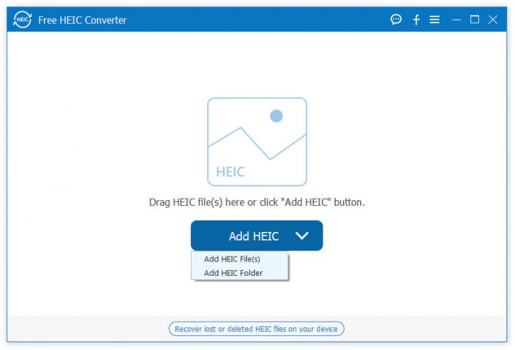 Aiseesoft Free HEIC Converter (โปรแกรมแปลงไฟล์ HEIC เป็น JPG PNG ฟรี) : 