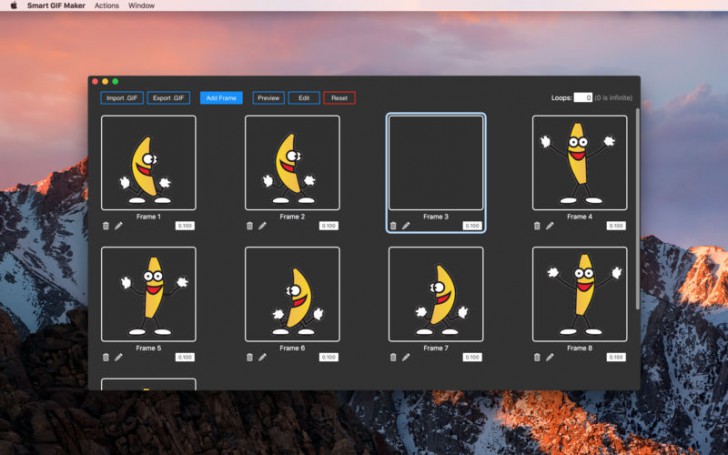Smart GIF Maker (โปรแกรม Smart GIF Maker ทำภาพเคลื่อนไหว จากภาพและวิดีโอ บน Mac) : 