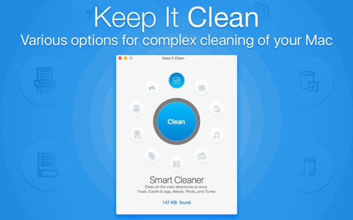 Keep It Clean (โปรแกรม Keep It Clean ทำให้เครื่องสะอาดอยู่ตลอดเวลา บน Mac) : 