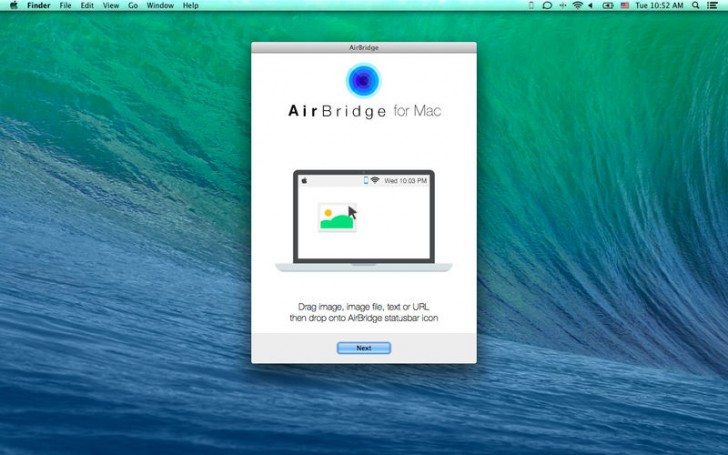 AirBridge (โปรแกรม AirBridge ส่งรูปภาพ ส่งข้อความ ระหว่าง iPhone และ Mac) : 