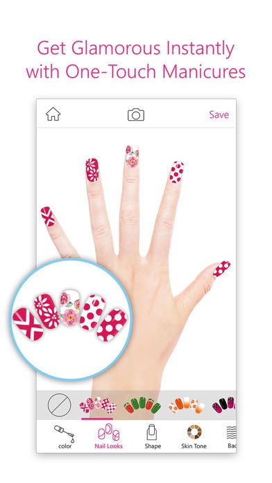YouCam Nails Manicure Salon Custom Nail Art (App ลองเพ้นท์เล็บ เลือกลายเล็บสวยๆ) : 
