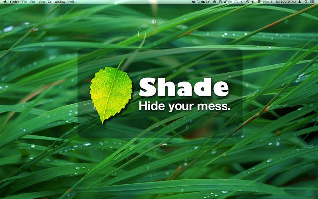 Shade (โปรแกรม Shade ซ่อนไอคอน บนหน้าจอ Mac ด้วยรูปภาพง่ายๆ) : 