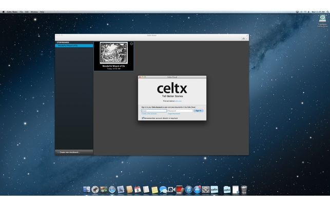 Celtx Shots (โปรแกรม Celtx Shots วางฉาก สร้าง Storyboard ก่อนถ่ายทำ บน Mac) : 