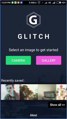 Onetap Glitch Photo Editor (App แต่งภาพโทนเท่ห์ๆ แปลกๆ สุดแนว) : 