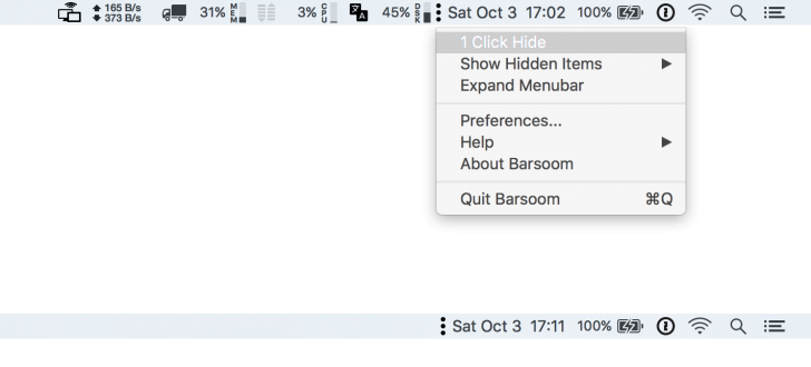 Barsoom 2 (โปรแกรม Barsoom 2 ซ่อนไอคอนในเมนูบาร์ บน Mac) : 