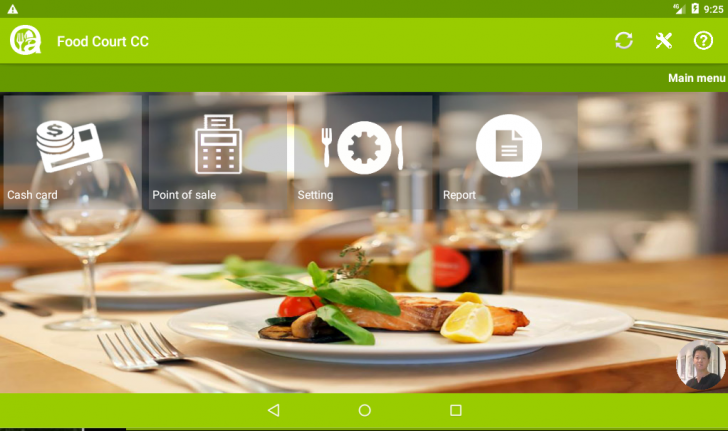 Food Court CC (App บริหารจัดการ ระบบศูนย์อาหาร ด้วยบัตรเงินสด บน Android) : 