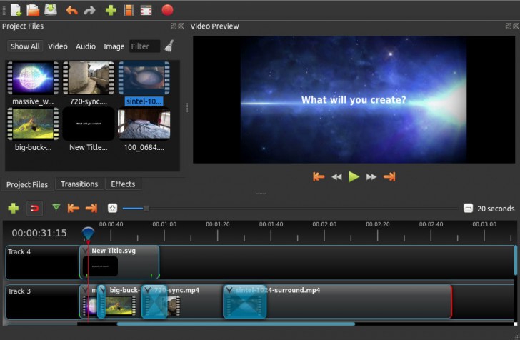 OpenShot Video Editor (โปรแกรมตัดต่อวิดีโอ ความสามารถเพียบ ฟรี) : 