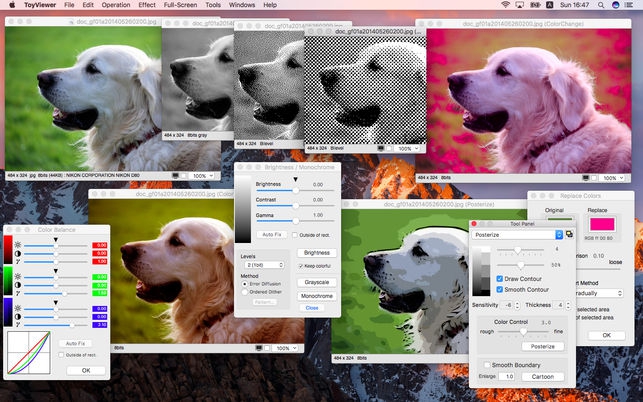 ToyViewer (โปรแกรม ToyViewer ดูภาพตัวอย่าง แต่งภาพหลากหลาย สำหรับ Mac) : 