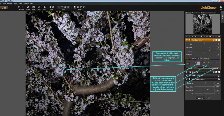LightZone (โปรแกรม LightZone แต่งรูปภาพสกุล JPEG และ RAW ฟรี) : 