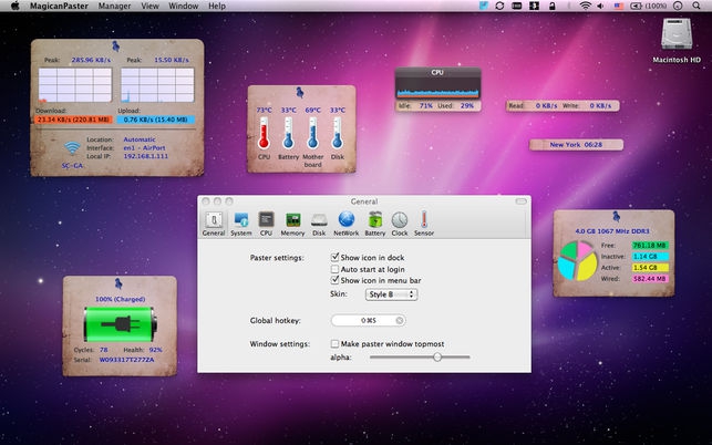 MagicanPaster (โปรแกรม MagicanPaster เช็คสถานะเครื่อง การทำงานทั้งหมด บน Mac) : 