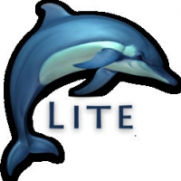 Dolphins 3D Lite (โปรแกรม Dolphins 3D Lite ภาพพื้นหลัง ดำน้ำกับปลาโลมา บน Mac)